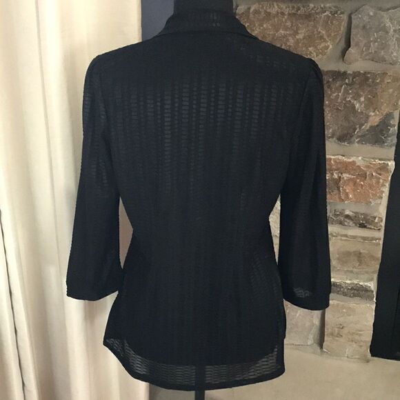 Maurices Women's Button-Down Blouse, Medium, Black - Picture 5 of 10